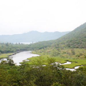 A view of Kakumanbuchi wetland in Akagi area in Gunma nearby Tokyo