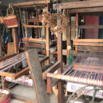 Traditional weaving machine in Kiryu City