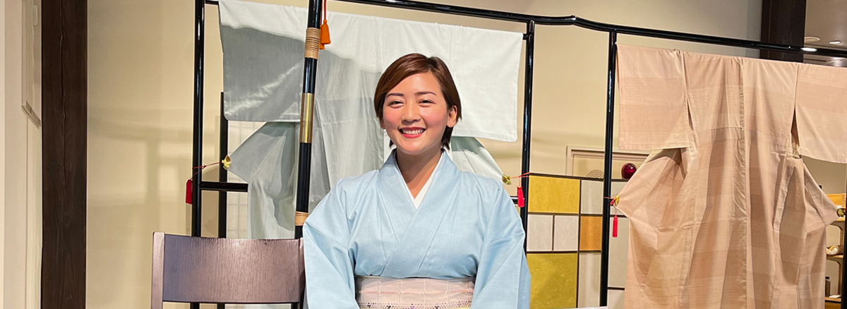 Yuki-tsumugi Silk Kimono Experience In Oyama City